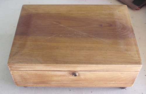 Vintage Jewellery Box - Solid Wood