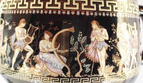 Sugar Bowl Greece 24ct gold handmade