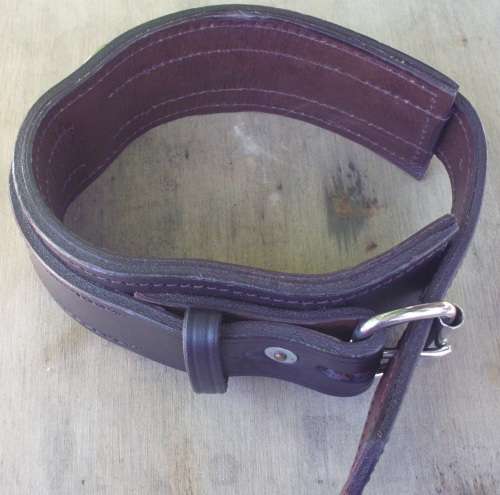 Dog Collar - Genuine Heavy Leather