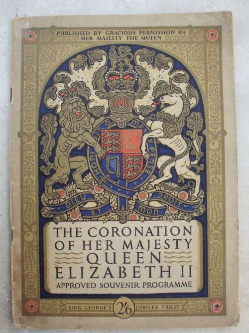 Booklet - Coronation Queen Elizabeth 2 - 1953  Programme