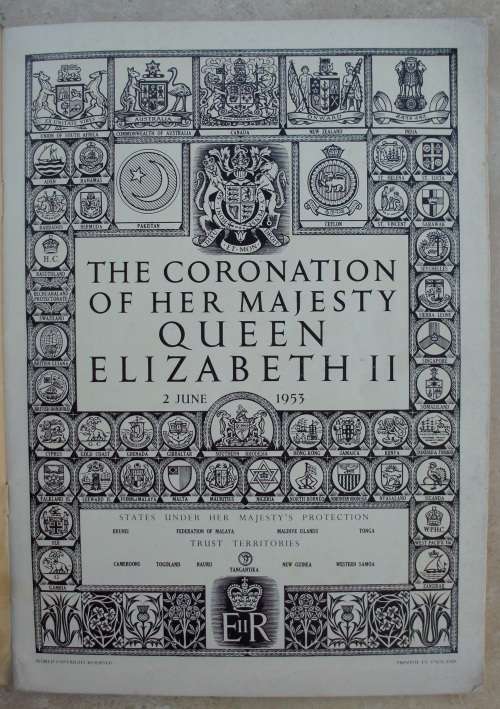 Booklet - Coronation Queen Elizabeth 2 - 1953  Programme