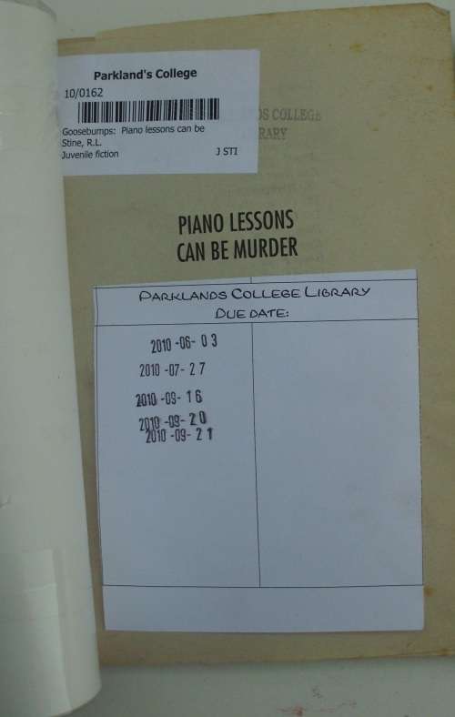 Book - Goosebumps x 7 - R.L.Stine