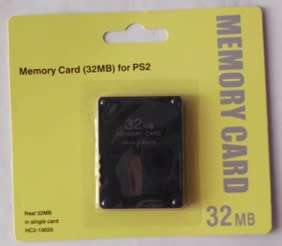 PS2 Memory cards - 32mb - Scarce
