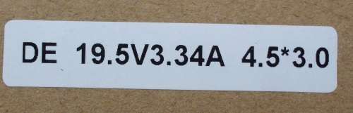 Dell laptop charger 19,5v  3,34a  65w