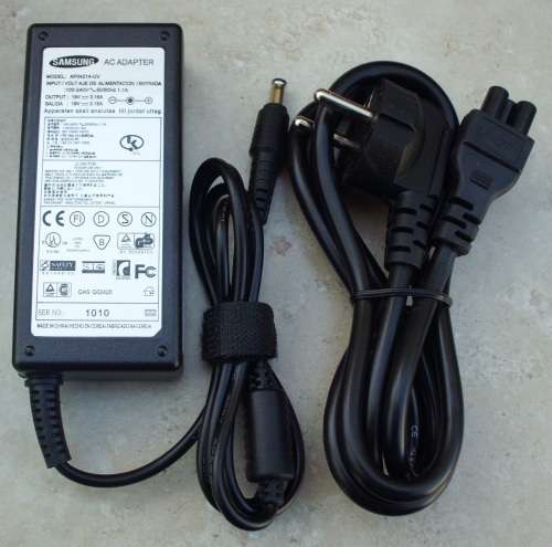 Samsung Laptop Charger 19v 3,16a 60W 5 x 3mm