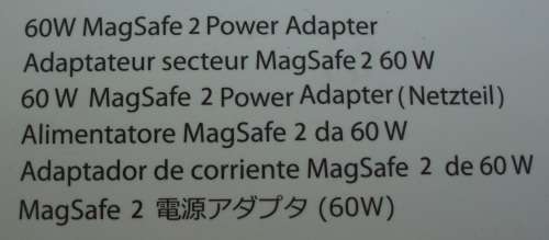 Apple Laptop charger Magsafe 2 - 60W