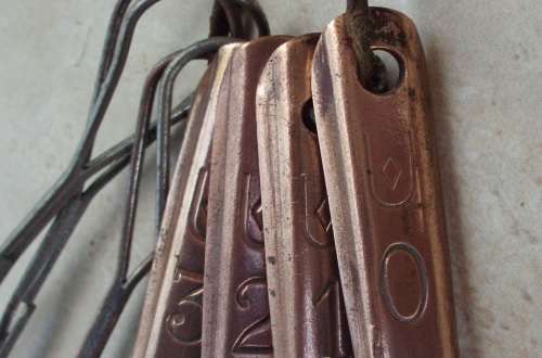 Vintage Measuring Spoon Set - Copper