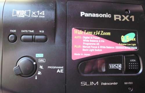 Video Camera - Panasonic RX1 complete