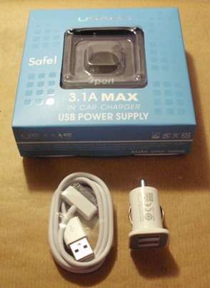 Car charger for ipad, iphone, ipod, etc!