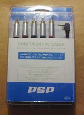 psp 2000 component av leads!