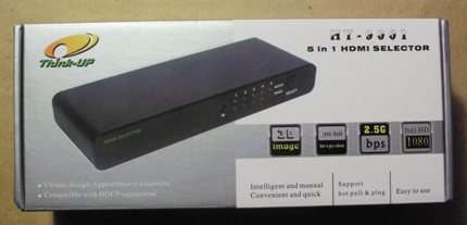 Hdmi 5-1 switch + remote!