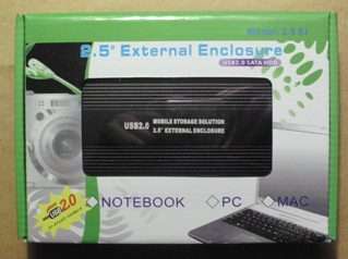 PC external hdd enclosure 2,5" !