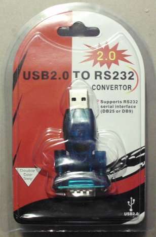 Usb to RS232 adapters for printers.