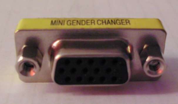 Adapters vga female to female.