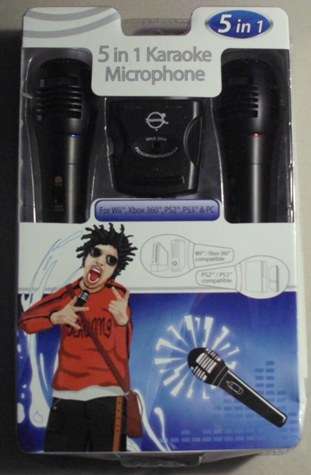 5-1 karaoke mic set for gaming, etc