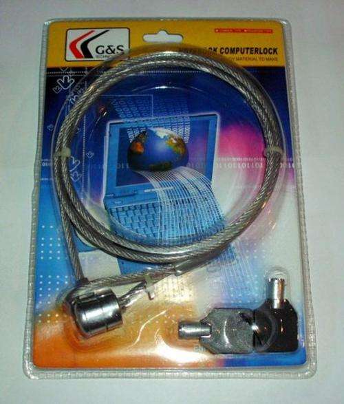 Laptop locks solid steel.