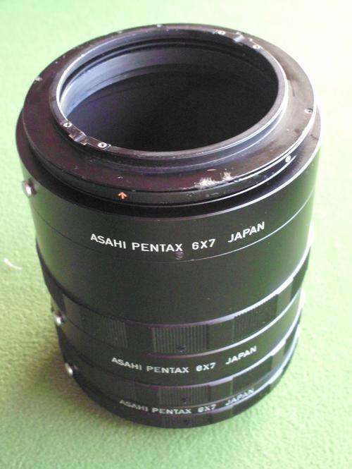 Asahi Pentax extender tube 6x7.