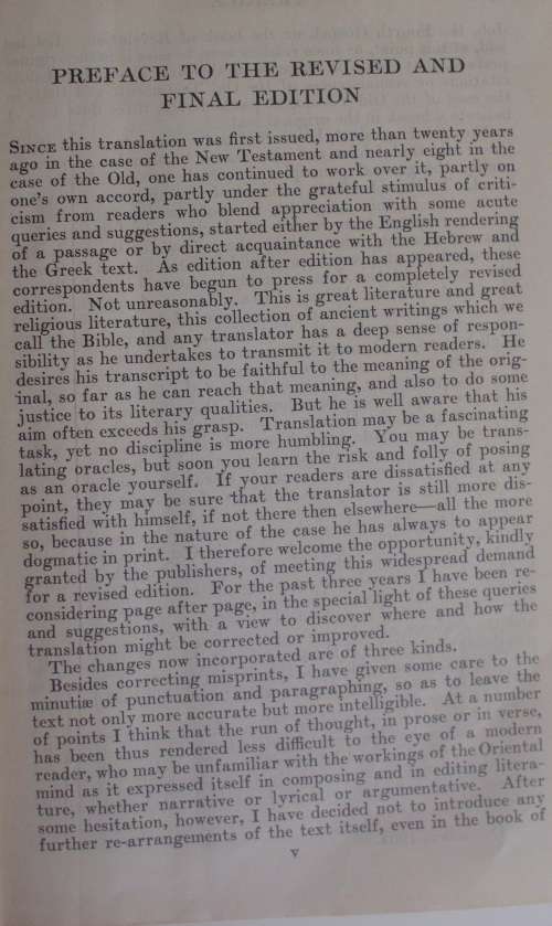 Bible - The Holy Bible - James Moffatt - 1935