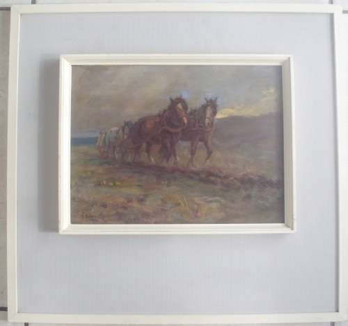 Painting - Oil On Board - Allerley Glossop - Vintage - rare!