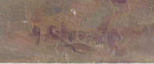 Painting - Oil On Board - Allerley Glossop - Vintage - rare!