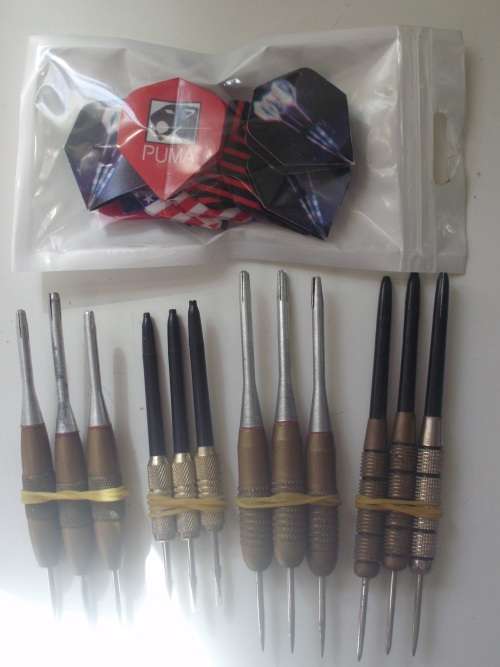 Darts - 4 Sets x Brass - Various