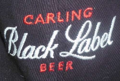 Cap - Carling Black Label -  Black