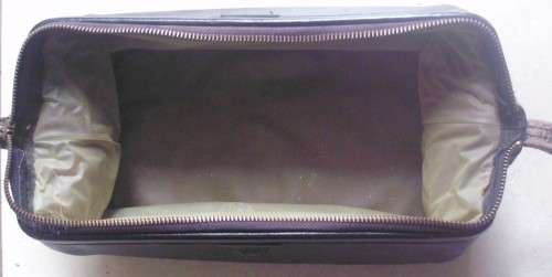 Men's Toiletry Bag - Dopp Kit - Cow Leather - Vintage