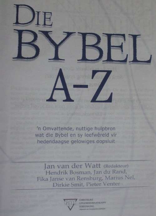 Bible - Die Bybel - A-Z - B
