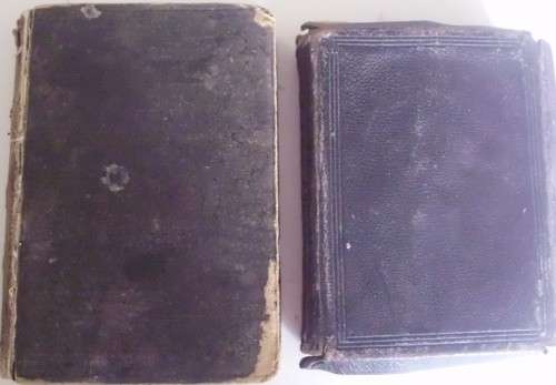 Bible - Antique x 2 - Pocket