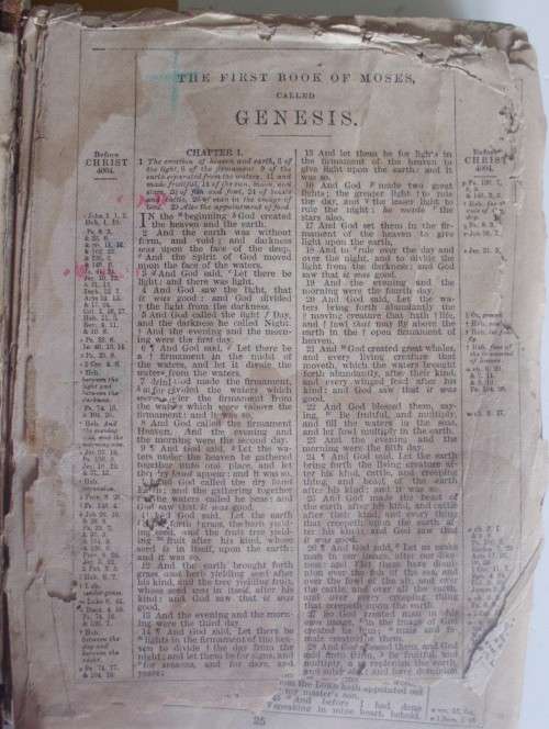 Bible - Antique x 2 - Pocket