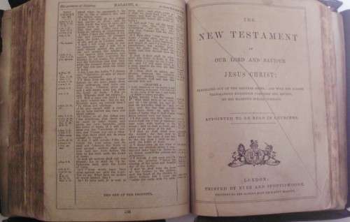 Bible - Antique x 2 - Pocket