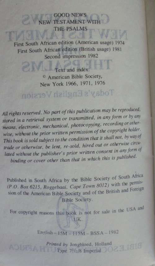 Bible - New Testament x 3 - Pocket