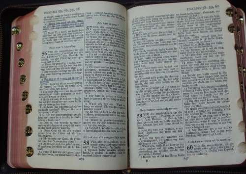 Bible - Die Bybel - Pocket - Leather+Zip - 1971