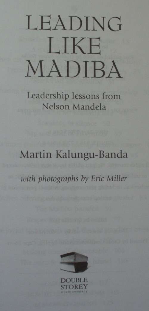 Book - Leading Like Madiba - Lessons of Leadership from Nelson Mandela - 2006