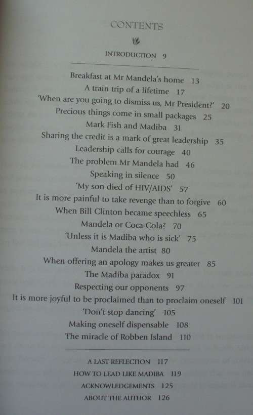 Book - Leading Like Madiba - Lessons of Leadership from Nelson Mandela - 2006