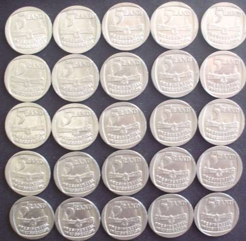 Coin - RSA R5 - 1994 Mandela x 25