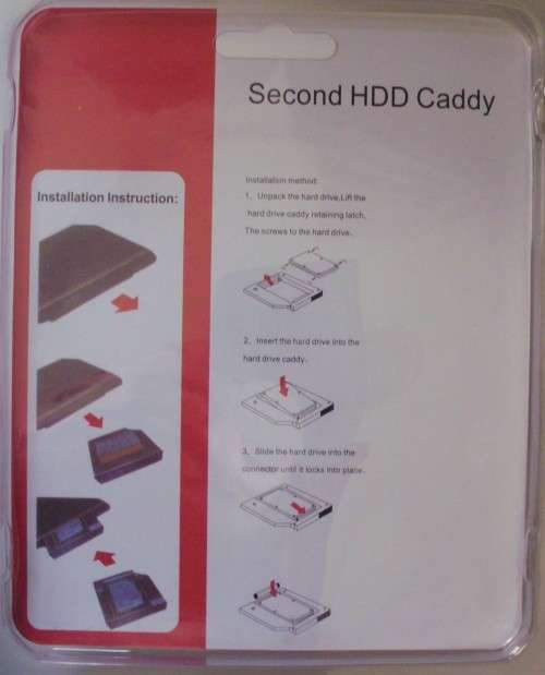 HDD Caddy - 9,5mm