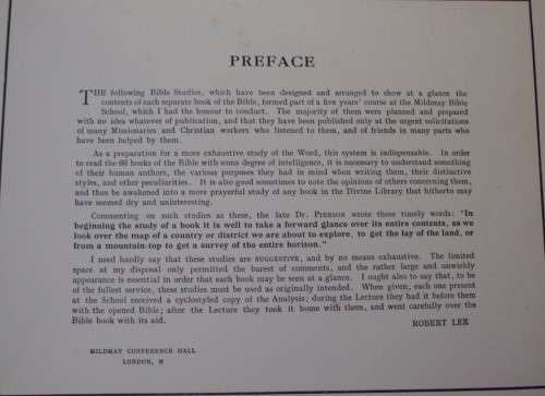 Bible - The Outlined Bible - Robert Lee - Great Britain - Undated