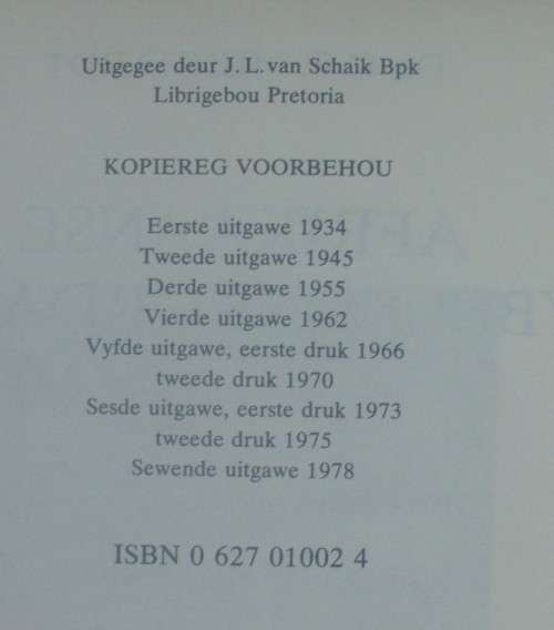 Bible - Die Bybel - Afrikaanse Konkordansie - C.F.Mijnhardt - 1978