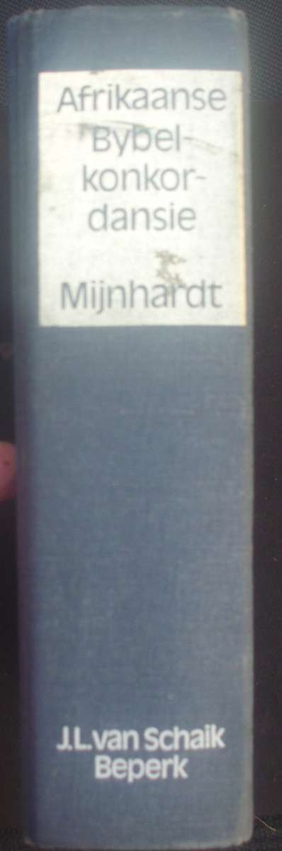 Bible - Die Bybel - Afrikaanse Konkordansie - C.F.Mijnhardt - 1978