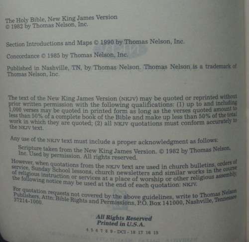 Bible - The Holy Bible - NJKV - 1990