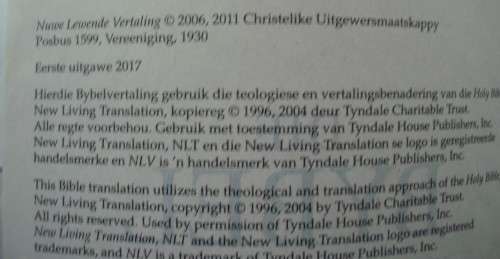 Bible - Die Bybel - NLV - 2017