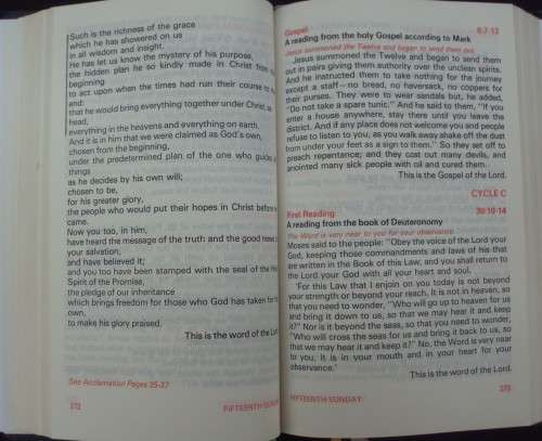 Bible - Roman Missal - 1989