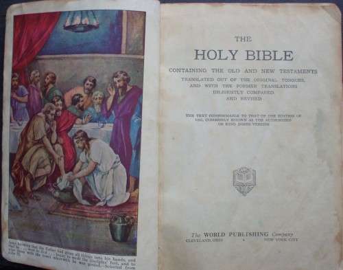 Bible - The Holy Bible - The World Publishing Company - USA - Vintage - Undated