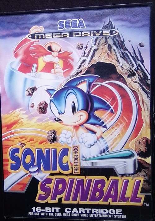 Game - Sega - Sonic The Hedgehog - Sonic Spinball - 16bit - Original