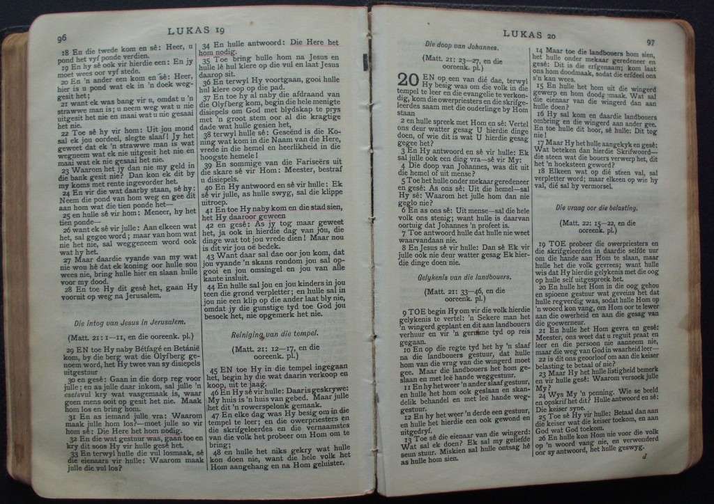 Bible - Die Bybel - 1937 - Scarce