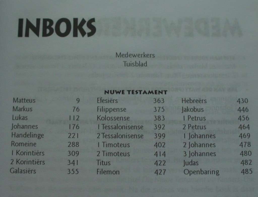 Bible - Bybel@Kinders - 1999