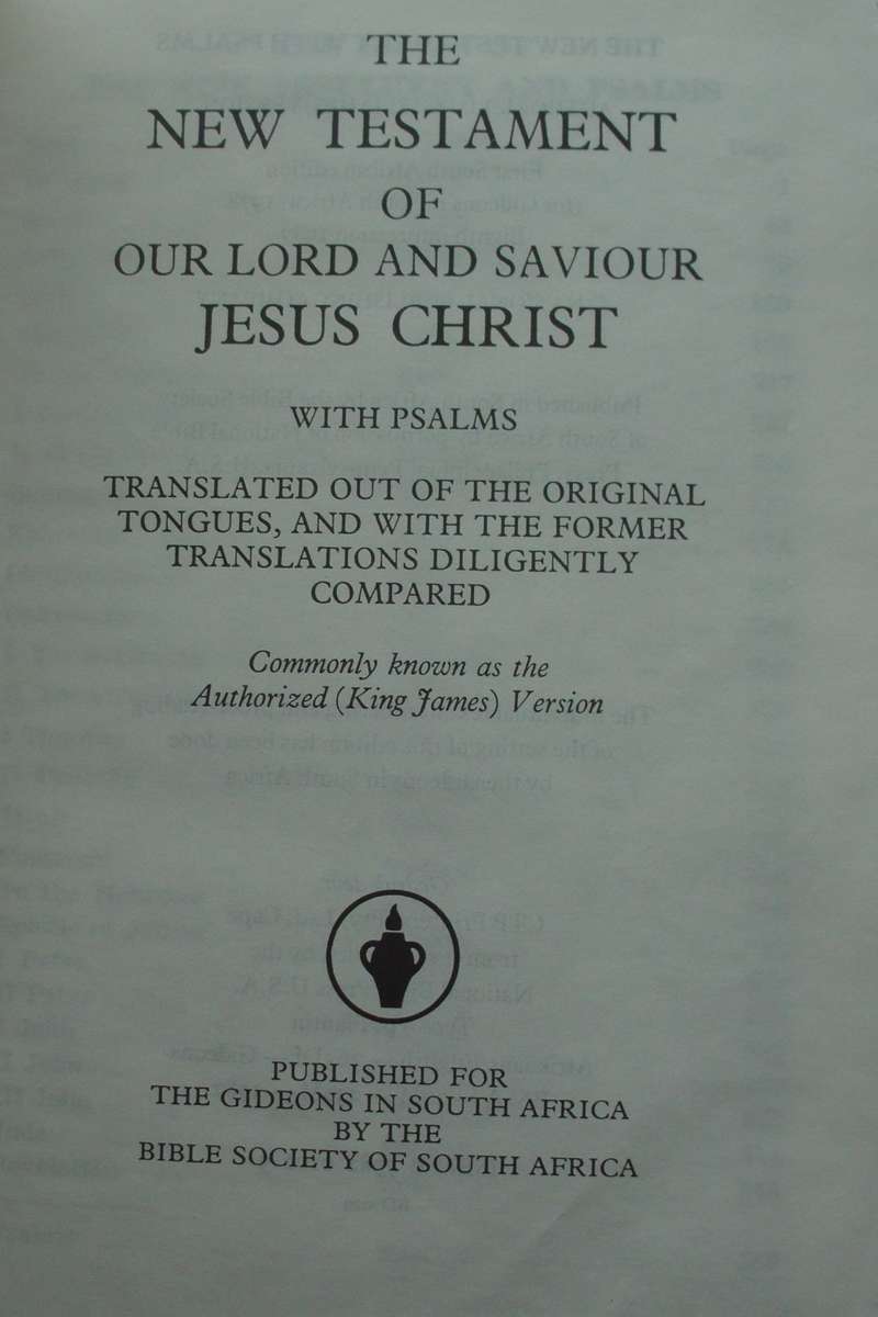 Bible - New Testament/Nuwe Testament - 1987