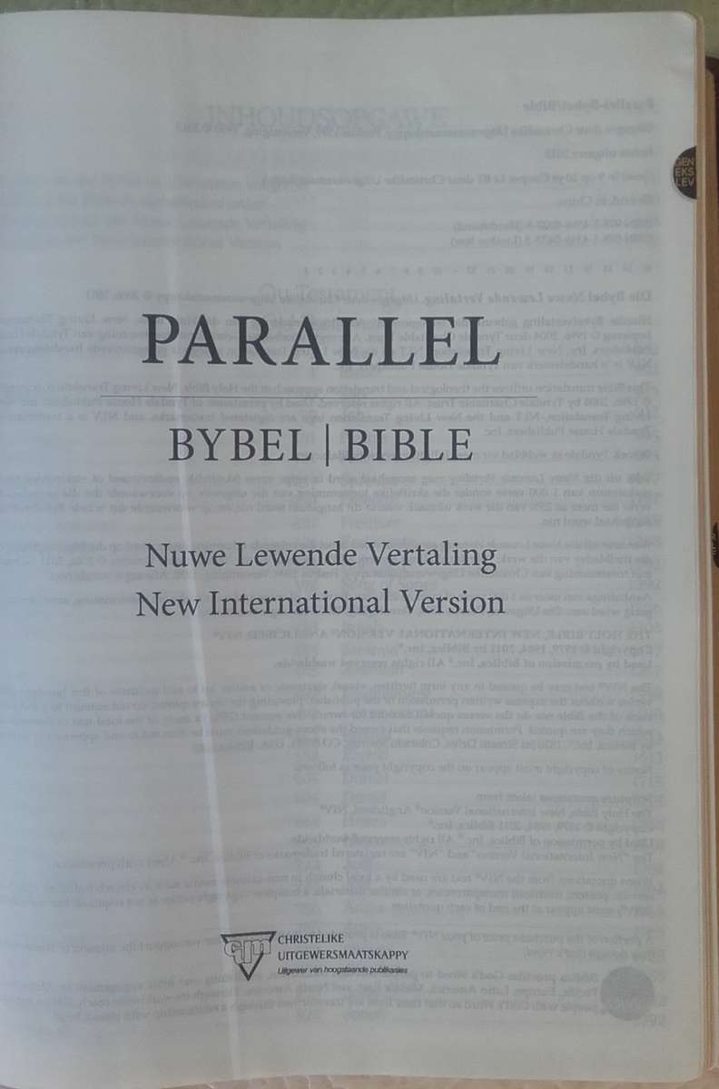 Bible - The Parralel Bible/Die Parralel Bybel - NIV - 2013 - Exceptional!