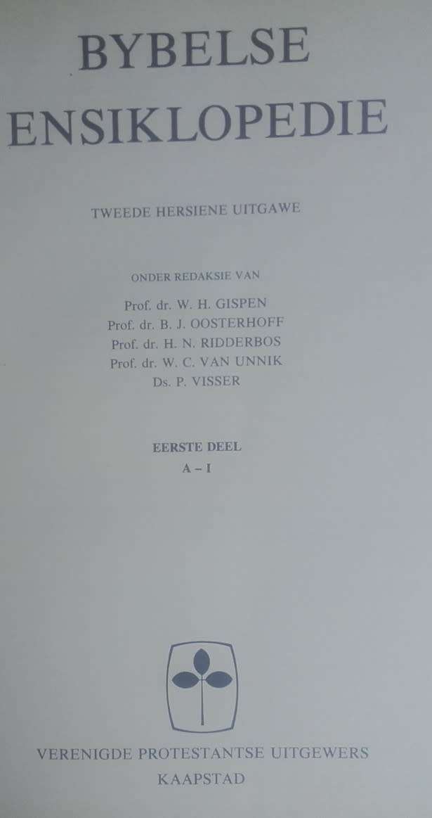 Bible - Bybelse Ensiklopedie - Part 1+2 - 1977